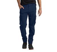 BlauerHafen Pantalones cargo para hombre, ropa de trabajo pesada, táctica, superelásticos, de algodón flexible, recto, 12 bolsillos, ajuste relajado, pantalones de trabajo, todos los tamaños, 32 W44