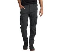BlauerHafen Pantalones cargo para hombre, ropa de trabajo pesada, táctica, superelásticos, de algodón flexible, recto, 12 bolsillos, ajuste relajado, pantalones de trabajo, todos los tamaños, 32 W44