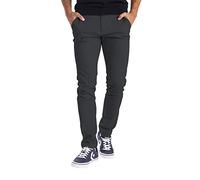 BlauerHafen Pantalones chinos de diseñador para hombre, tejido elástico, corte ajustado, informales
