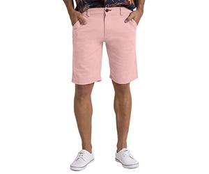 BlauerHafen Pantalones cortos chinos de verano para hombre, ajuste delgado, algodón clásico, casual, golf, playa, jogger, medio pantalón, todo el tamaño de la cintura 30-40