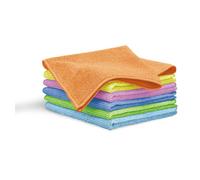 Blaumann at-3884 set 6 paños de cocina microfibra, juego de bayetas suaves para secar, absorbentes, grandes, , multicolor