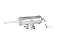 Blaumann Embutidora de Chorizos Manual, Salchichas, Morcilla, Máquina de hacer Embutido, Capacidad 1,5kg, 3 Embudos de Llenado, Aleación de Aluminio, Uso Doméstico