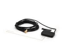 Blaupunkt Antena Adhesiva Activa Dab/Dab+, con Amplificador Integrado de 15 dB, Conector SMB de 12 V, Cable de 3 m, Montaje en Parabrisas Delantero