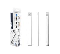 BLAUPUNKT Barra de Luz LED Magnética con Sensor de Movimiento, Recargable por USB-C, 100 Lúmenes 4000K Blanco Neutro Regulable 21 cm Sin Tornillos - Luz Nocturna Bajo Mueble Dormitorio Armario Cajón