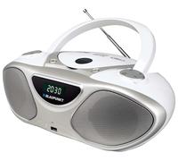 Blaupunkt bb14wh reproductor de cd grabadora de cd plata, blanco