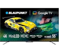 BLAUPUNKT BL-55MCG8000S Televisor Inteligente Mini LED 4K de 55", Google TV, Dolby Atmos, WiFi, Bluetooth 5.1, HDMI 2.1, HDR, Negro