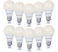Blaupunkt Bombilla LED Con Casquillo E27 - Classic - Iluminación Ambiental - 6W - Equivalente a 60W - Blanco Cálido 2700K - Rosca Edison - Lámpara - Luz Calida de Bajo Coste y Energía - Paquete de 10