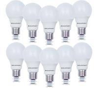 Blaupunkt Bombilla LED Con Casquillo E27 - Classic - Luz Blanca Neutra - 9W - Equivalente a 60W - Blanco Natural 4000K - Rosca Edison - Lámpara - Luz Calida de Bajo Coste y Energía - Paquete de 10