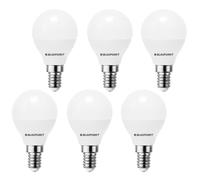 Blaupunkt - Bombilla LED E14, 6 W, 4000 K, color blanco natural, 6 unidades