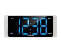 Reloj despertador Blaupunkt CR16WH proyector FM LCD cargador USB blanco y negro