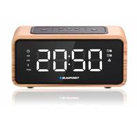 Blaupunkt CR65BT Radio Despertador FM Bluetooth 60, Memoria de emisora, Pantalla LED, Reloj con Doble Alarma y función de repetición