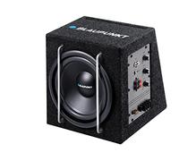Blaupunkt GTB 8200 A - Subwoofer para Coche (Activo, 75W, 30-200 Hz, RCA, MDF, 25 cm)