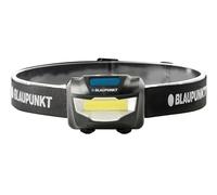 Blaupunkt Linterna Frontal LED 200 Lúmenes - Lámpara de Cabeza con 3 Modos, Brillante Ligera, Resistente al Agua, Duración Prolongada, Funciona con Pilas - Camping, Correr, Bricolaje y Emergencias