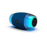 Blaupunkt MP3915-591 - Altavoz LED (Bluetooth, 14 W), Transparente y Azul