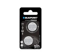 Blaupunkt Pila de botón de Litio Coin CR2032, 2 Unidades en blíster