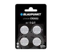 Blaupunkt Pila de botón de Litio Coin CR2032, 4 Unidades, en blíster