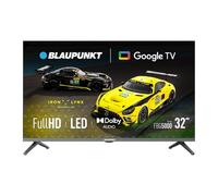 BLAUPUNKT Smart TV 32" Full HD LED, Google TV con Chromecast, 32FBG5000S | Wi-Fi y Bluetooth, HDR, Dolby Audio, 2xHDMI, USB y Control por voz, Negro