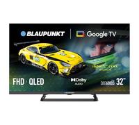 Blaupunkt Smart TV 32" Full HD LED, Google TV con Chromecast, Wi-Fi Dual Band, Bluetooth 5.0, Dolby Audio y Control por Voz, Negro 32QBG6000S