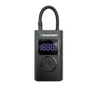 Blaupunkt TPM 124, Compresor de Aire portátil para llenar y controlar la presión de neumáticos de Coche, Bicicleta, Moto, balones y Otros artículos inflables, batería de Ion de Litio de 4.000 mAh