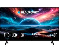BLAUPUNKT TV 40" Full HD LED, NO Smart TV, Negro | Dolby Audio, 2×HDMI, USB, Sintonizador DVB-T/T2/C/S/S2, 40HLE4000S