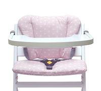 Blausberg Baby - Cojín set para Timba Trona (REVESTIMIENTO) - materiales certificado Oeko-Tex Standard 100 - made in Alemania - Happy Star rosa