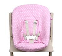 Blausberg Baby - Funda para Stokke Tripp Trapp Newborn Set - Rosa estrellas