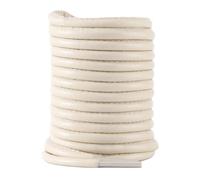 Blausky 1 par de cordones redondos, 4,5 mm de grosor, resistentes al desgarro, de piel sintética, cordones de piel sintética para reemplazar zapatos de traje, zapatos de cuero, botas deportivas, 60 cm