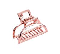 Blausky 1 Stück Haarklammer Metall für Dünnes Dickes Haar,Haarspangen Damen Rutschfest Claw Clips Klein Haarclip Spangen Haarklemmen Haarstyling-Zubehör für Alltag Party,Roségold B