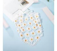 Blausky 2 diademas bohemias para mujer, bandana triangular, pañuelo de encaje fino, bandanas de gasa, cinta triangular, goma de pelo triangular, bufanda vintage para mujer, accesorios para la cabeza