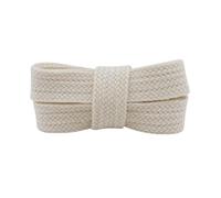Blausky 2 pares de cordones planos para zapatillas, 2 cm de ancho, resistentes al desgarro, cordones de repuesto de colores, universales, para hombres y mujeres, 60 cm x negro, beige, 140