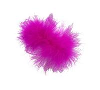 Blausky 2 pulseras para mujer, pulseras de resorte, pulseras de plumas de avestruz, mangas de plumas, accesorios para el pelo, decoración de muñeca para fiestas creativas, rojo rosa