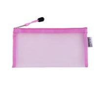 Blausky 3 bolsas de malla con cremallera, multiusos, estuche para lápices, neceser de cosméticos, estuche de lápices, estuche de papelería, organizador para manualidades, cosméticos, 22 x 11,5 cm,