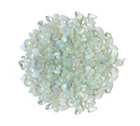 Blausky 9-12 mm x 100 g Perlas de piedras preciosas naturales, piedras preciosas coloridas, perlas de piedra sin agujeros, piedras semipreciosas, mini piedras preciosas decorativas para manualidades,