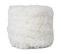 Blausky 9 unidades de 15 mm x 1 m de peluche para manualidades y decoración, limpiador largo de pipas de fieltro coral, alambre para manualidades de animales, figuras y otras formas, crema