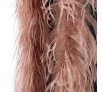 Blausky Boa de plumas, chal de plumas de avestruz de aproximadamente 2 m de largo, guirnalda de plumas, chal de plumas de avestruz de un solo color, accesorio de disfraz de charlestón de los años 20