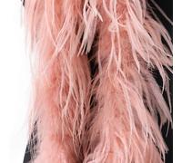 Blausky Boa de plumas, chal de plumas de avestruz de aproximadamente 2 m de largo, guirnalda de plumas, chal de plumas de avestruz de un solo color, accesorio de disfraz de plumas para charlestón de