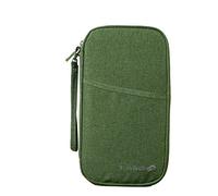 Blausky Reisepass Tasche für Damen & Herren,Geldbörse,Reiseorganizer Wasserdicht Ausweitasche Familie Travel Organizer für Kreditkarten Ausweis Flugtickets und Reisedokumente,Orange, verde