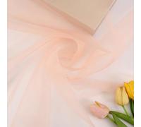 Blausky Tela de organza para coser, 150 cm x 4 m, tela de organza suave, tela de tul, tela de disfraz, tela de tul como tela decorativa, tela de costura para fajas de sillas, arcos, cortinas, manteles