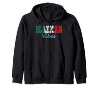 Blaxican Vibes, Mitad Negra, Mitad Mexicana, Mes de la Historia afroamericana Sudadera con Capucha