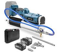 blayram 12000PSI Engrasadora Batería Compatible con batería Makita 18V, Engrasar Eléctrica con 2 * 4.0Ah Baterías, Manguera de 39,4", Motor Brushless para Equipos Pesados