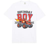 Blaze and The Monster Machines Monster Truck Birthday Boy Comfort Colors Adult Heavyweight T-Shirt