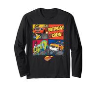 Blaze and The Monster Machines Monster Truck Birthday Crew Manga Larga