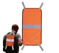 Blaze Orange Safety Panel - Mesh Fabric, 51cm, High Visibility | Reflective Warnin, Outdoor Visibility Gear, Mesh Safety Panel, Lightweight, Breathable For Trekking, Camping, Hiking, Backpacks