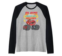 Blaze y Las máquinas monstruosas «Cute Blaze» Camiseta Manga Raglan