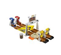 Blaze y los Monster Machines Carrera en el barro Pista de coches de juguete con slime, incluye 2 vehículos (Mattel GVG53)