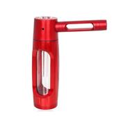 Blazecan Glass Water Bottle, Bottles with Aluminum Exterior and a Glass Interior, Pocket-Sized Bottles Travel Companion,Leakproof, Easy to Set up Clean(Red)