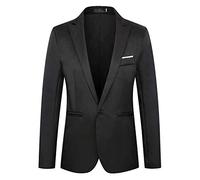 Blazer Chaqueta Hombre Trabajo Blazer Hombres Formal Blazer Business Blazer Elegante Blazer Plus Size Hombres Blazer Comfy Blazer Cálido Blazer Gant Blazer Hombre Trajes Aire Libre Negro 5XL