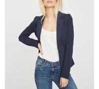 Blazer corte recto Mujer Talla 36. Color Azul