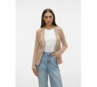 Blazer corte recto Mujer Talla 38. Color Beige