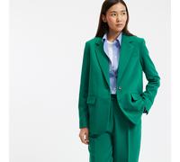 Blazer de corte amplio. Talla 38. Color Verde